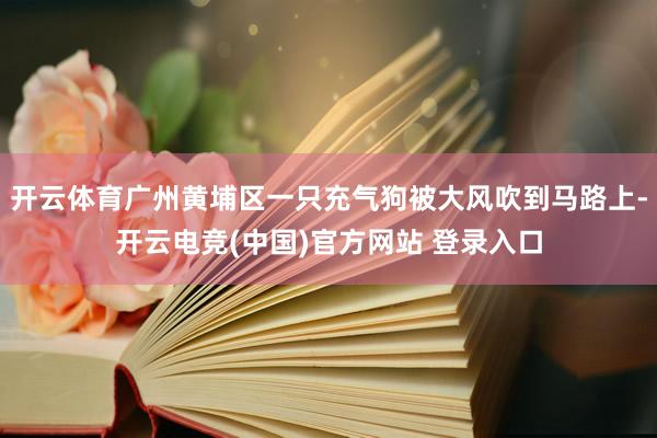 开云体育广州黄埔区一只充气狗被大风吹到马路上-开云电竞(中国)官方网站 登录入口